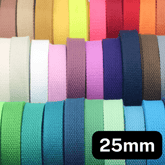 25mm Cotton Webbing #RUB1905 - ACCESSOIRES LEDUC BV